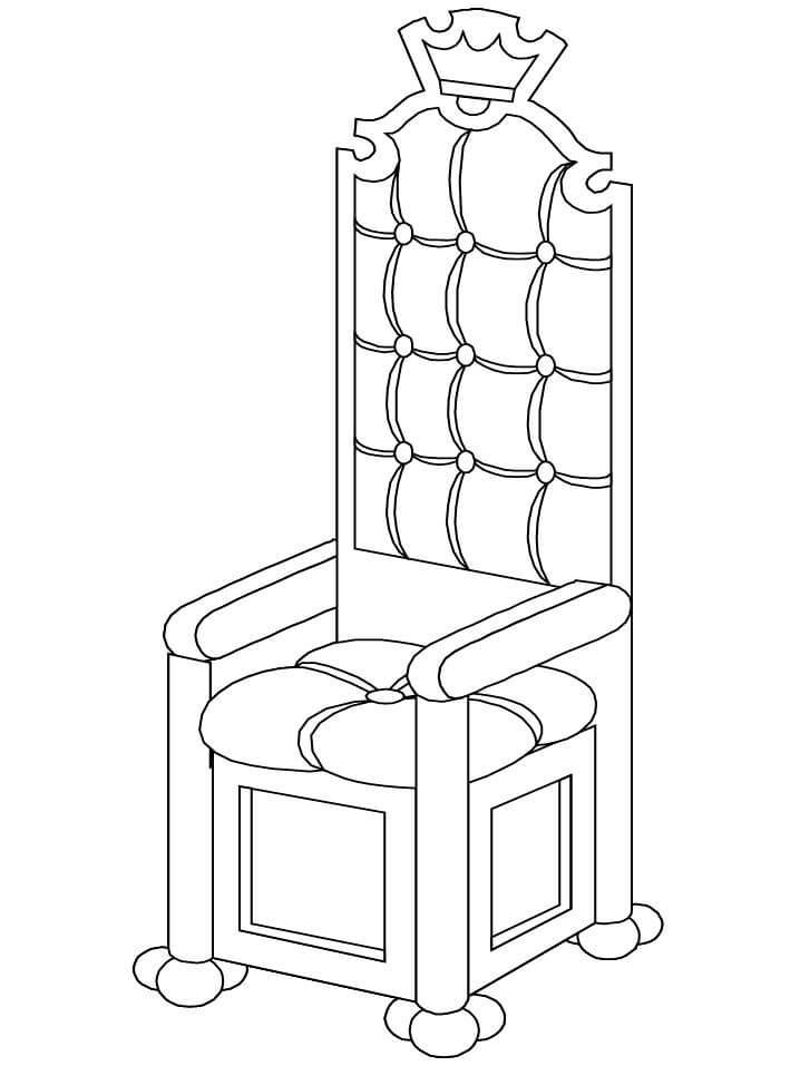 Free printable Chair coloring page #180459 from Objects collection Free printable Chair coloring page #180459 from Objects collection
