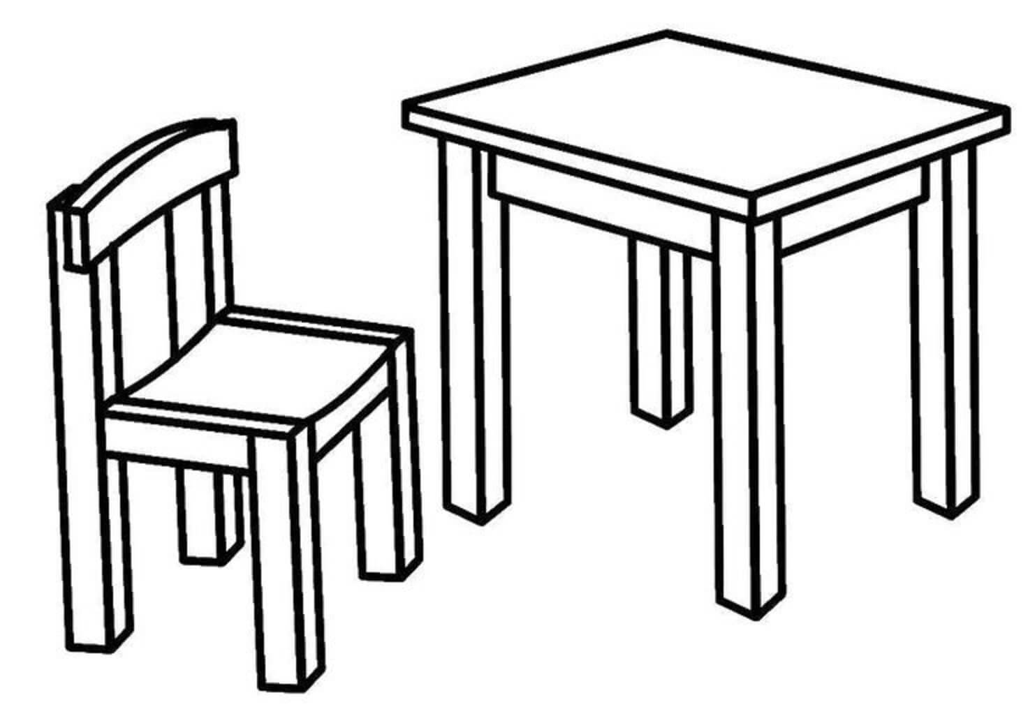 Free printable Chair coloring page #180468 from Objects collection