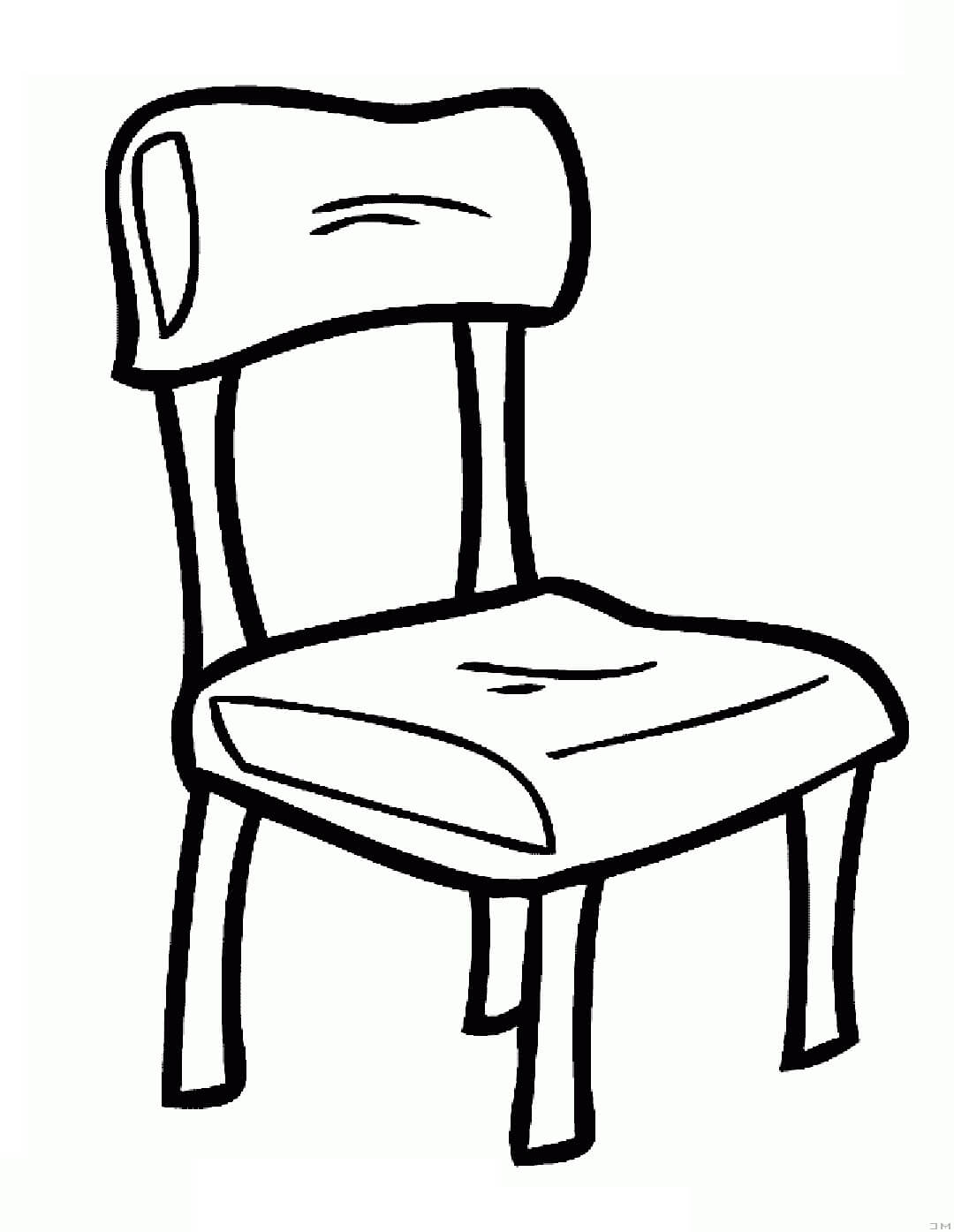 Free printable Chair coloring page #180470 from Objects collection Free printable Chair coloring page #180470 from Objects collection
