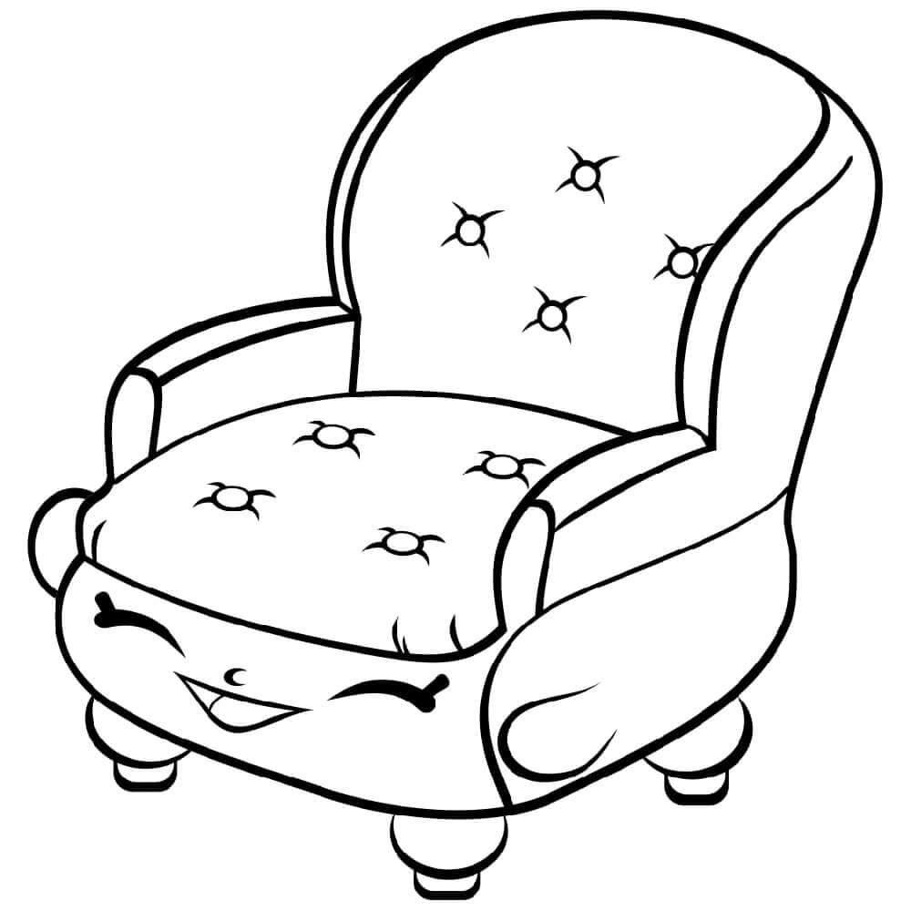 Free printable Chair coloring page #180482 from Objects collection