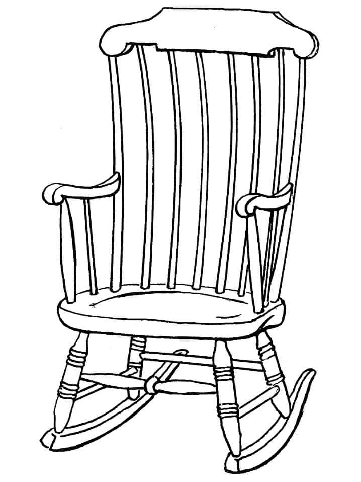 Free printable Chair coloring page #180484 from Objects collection Free printable Chair coloring page #180484 from Objects collection