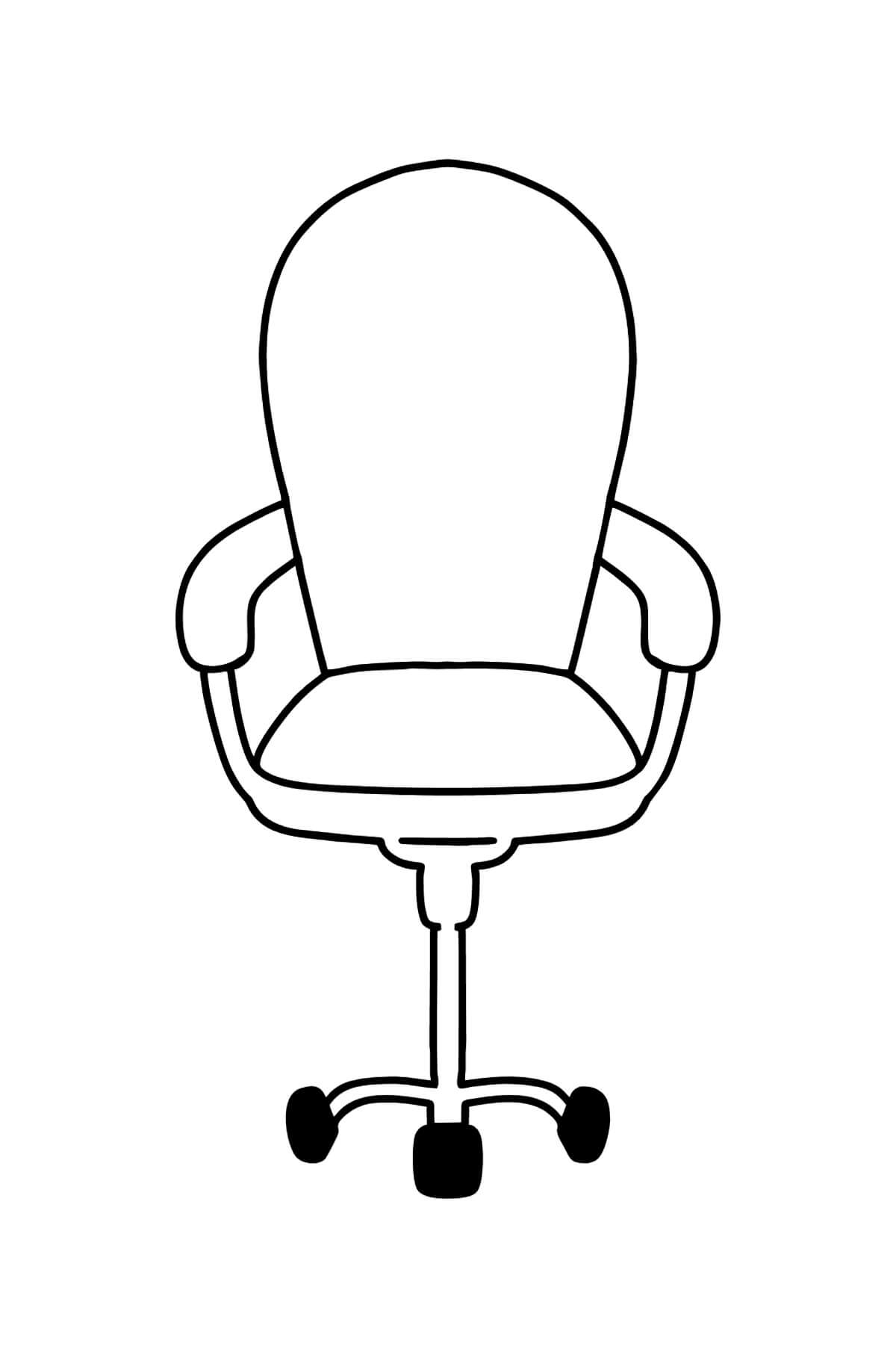 Free printable Chair coloring page #180493 from Objects collection Free printable Chair coloring page #180493 from Objects collection