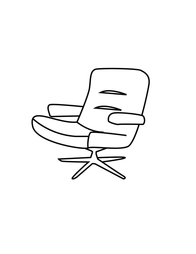 Free printable Chair coloring page #180495 from Objects collection Free printable Chair coloring page #180495 from Objects collection