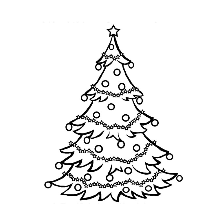 Coloring page: Christmas Tree (Objects) #167439 - Free Printable Coloring Pages