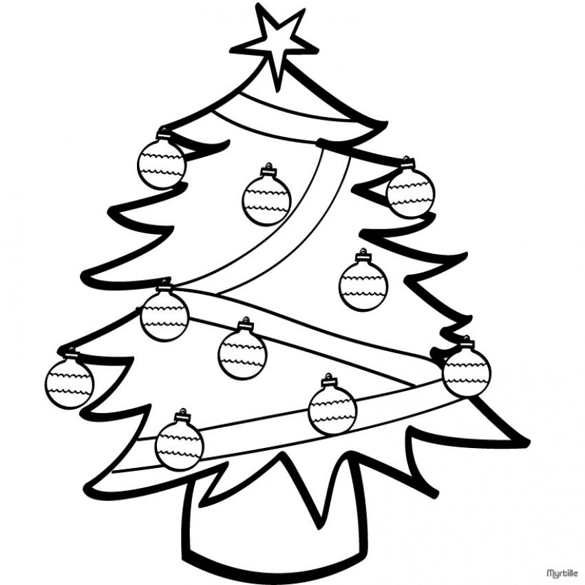 Coloring page: Christmas Tree (Objects) #167442 - Free Printable Coloring Pages
