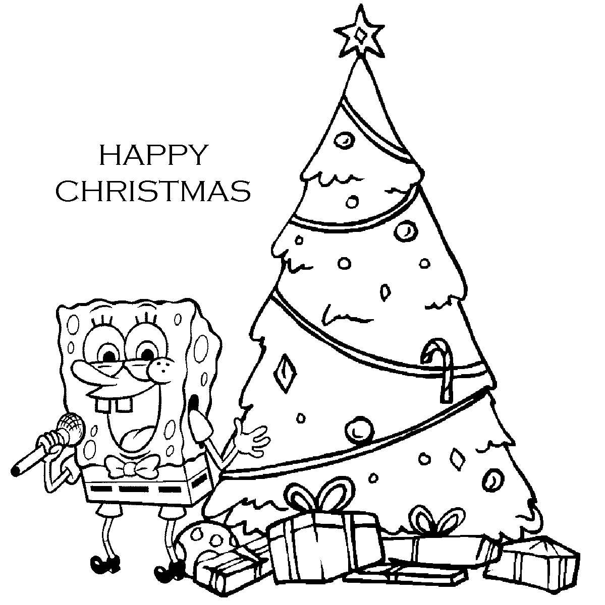 Coloring page: Christmas Tree (Objects) #167452 - Free Printable Coloring Pages