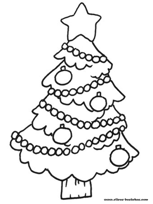 Coloring page: Christmas Tree (Objects) #167453 - Free Printable Coloring Pages
