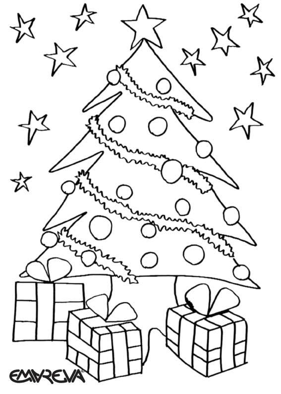 Coloring page: Christmas Tree (Objects) #167457 - Free Printable Coloring Pages