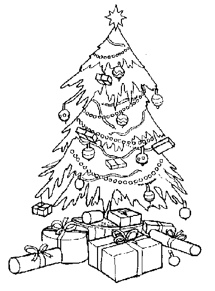 Coloring page: Christmas Tree (Objects) #167461 - Free Printable Coloring Pages