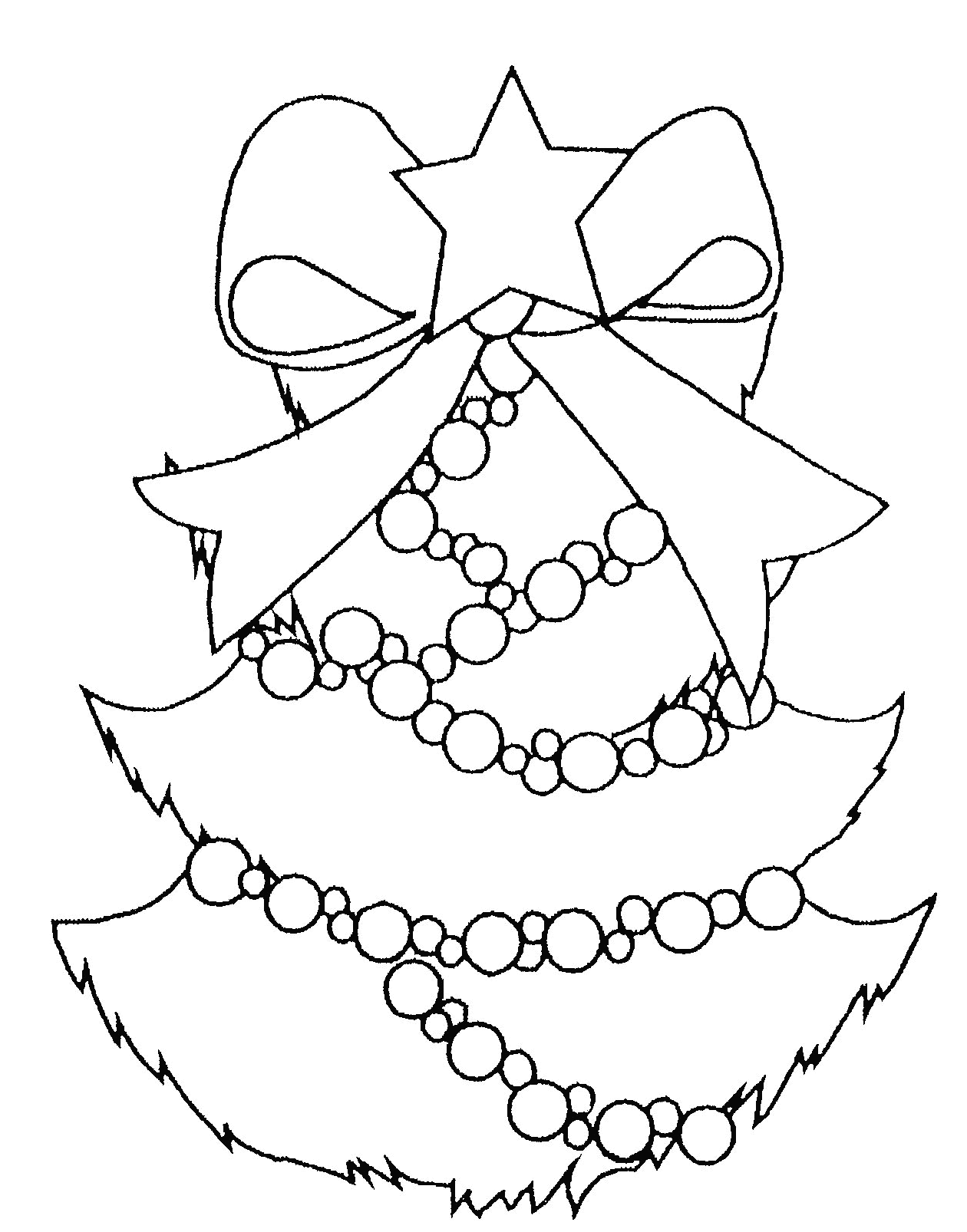 Coloring page: Christmas Tree (Objects) #167467 - Free Printable Coloring Pages