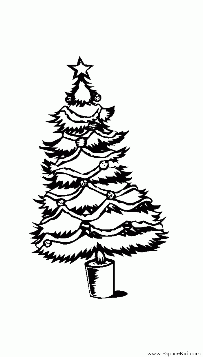 Coloring page: Christmas Tree (Objects) #167471 - Free Printable Coloring Pages