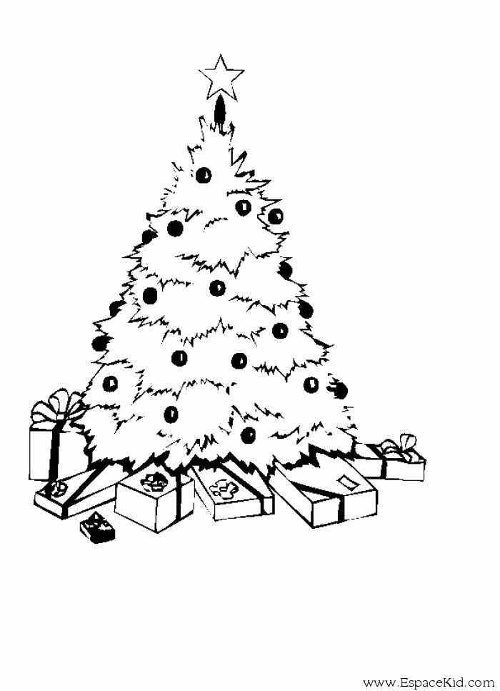 Coloring page: Christmas Tree (Objects) #167478 - Free Printable Coloring Pages