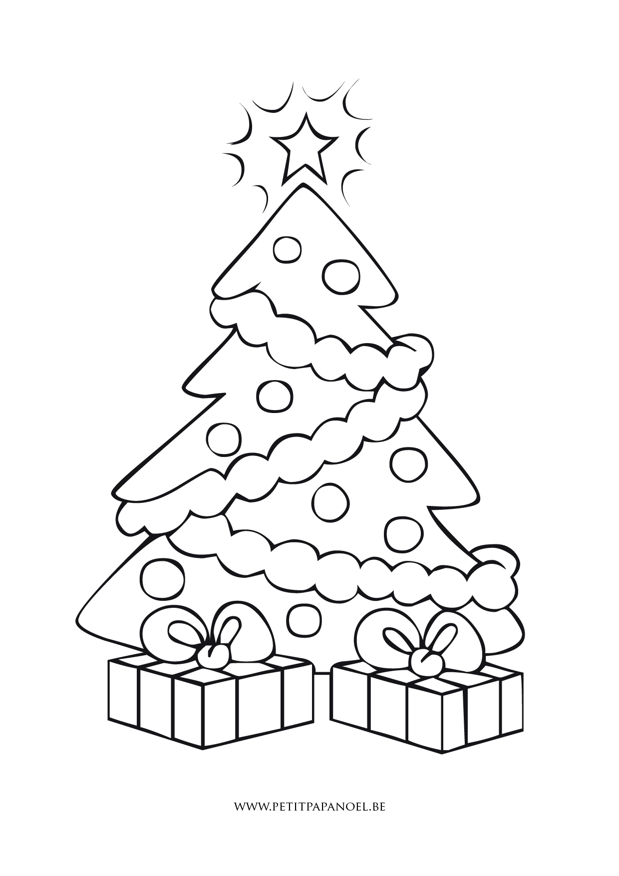 Coloring page: Christmas Tree (Objects) #167481 - Free Printable Coloring Pages