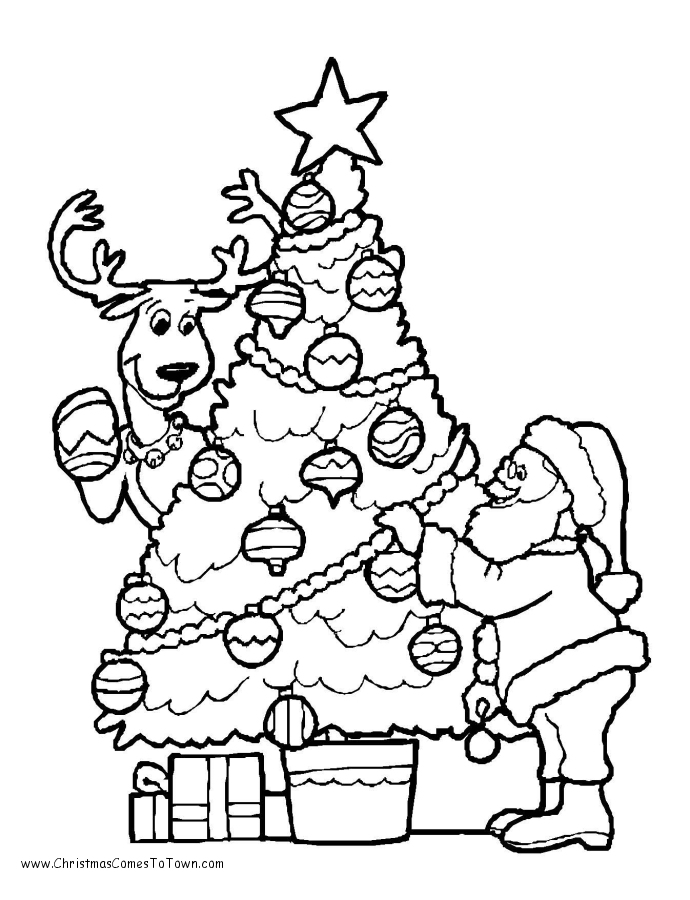 Coloring page: Christmas Tree (Objects) #167482 - Free Printable Coloring Pages