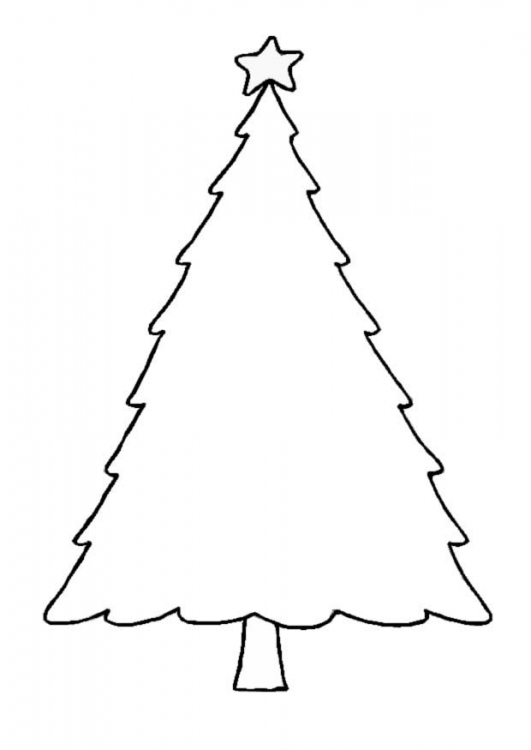 Coloring page: Christmas Tree (Objects) #167494 - Free Printable Coloring Pages