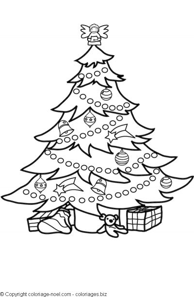 Coloring page: Christmas Tree (Objects) #167501 - Free Printable Coloring Pages