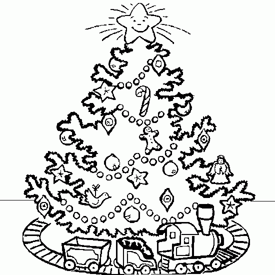Coloring page: Christmas Tree (Objects) #167504 - Free Printable Coloring Pages