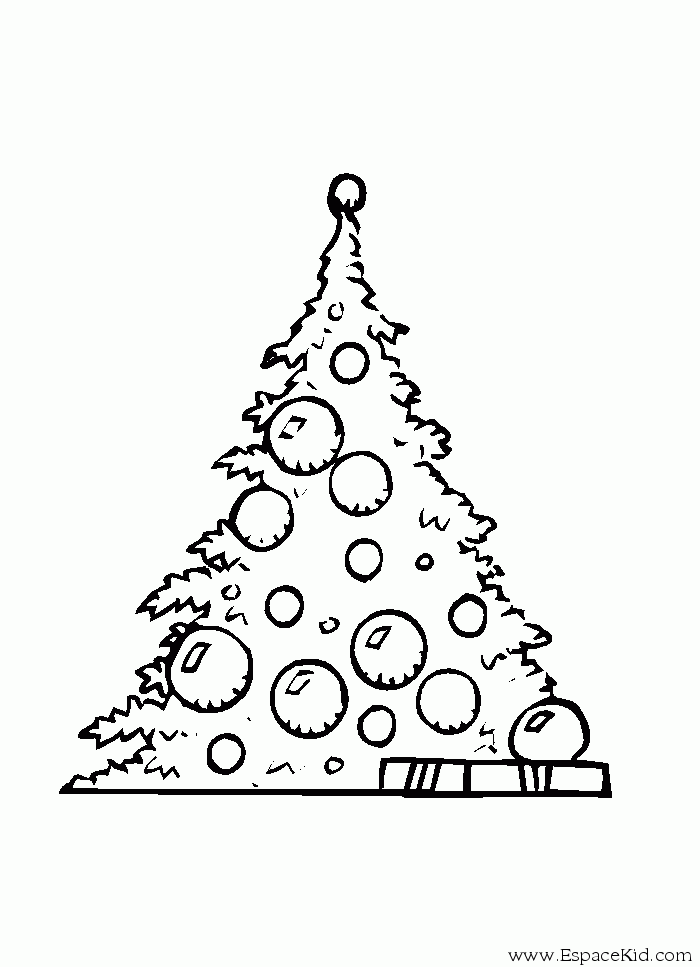 Coloring page: Christmas Tree (Objects) #167531 - Free Printable Coloring Pages