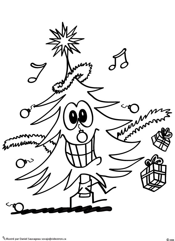 Coloring page: Christmas Tree (Objects) #167539 - Free Printable Coloring Pages