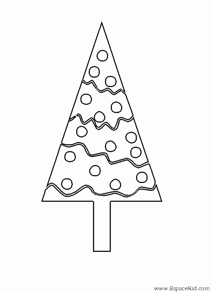Coloring page: Christmas Tree (Objects) #167550 - Free Printable Coloring Pages