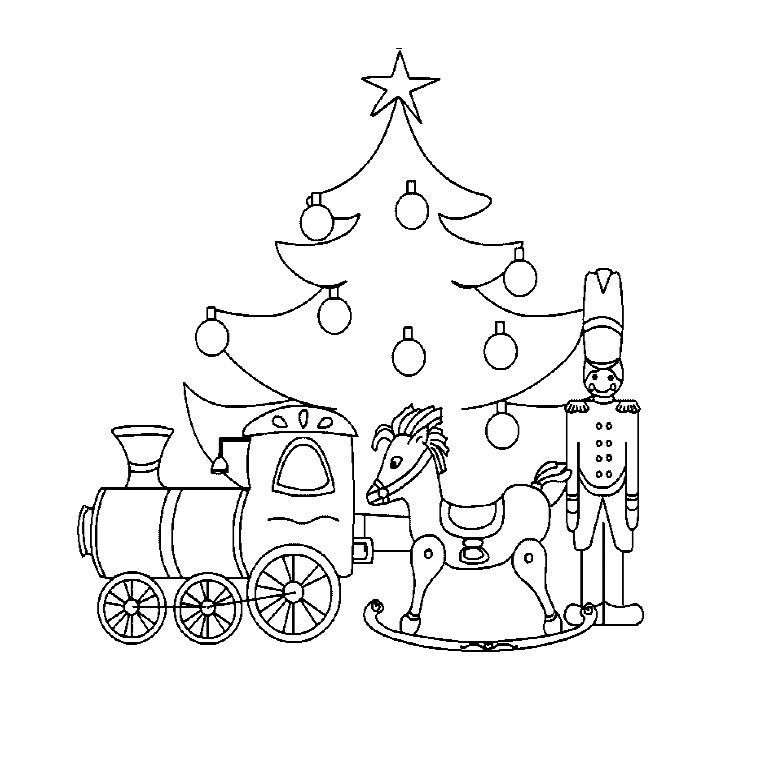 Coloring page: Christmas Tree (Objects) #167566 - Free Printable Coloring Pages