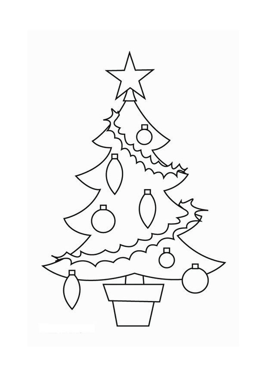 Coloring page: Christmas Tree (Objects) #167571 - Free Printable Coloring Pages