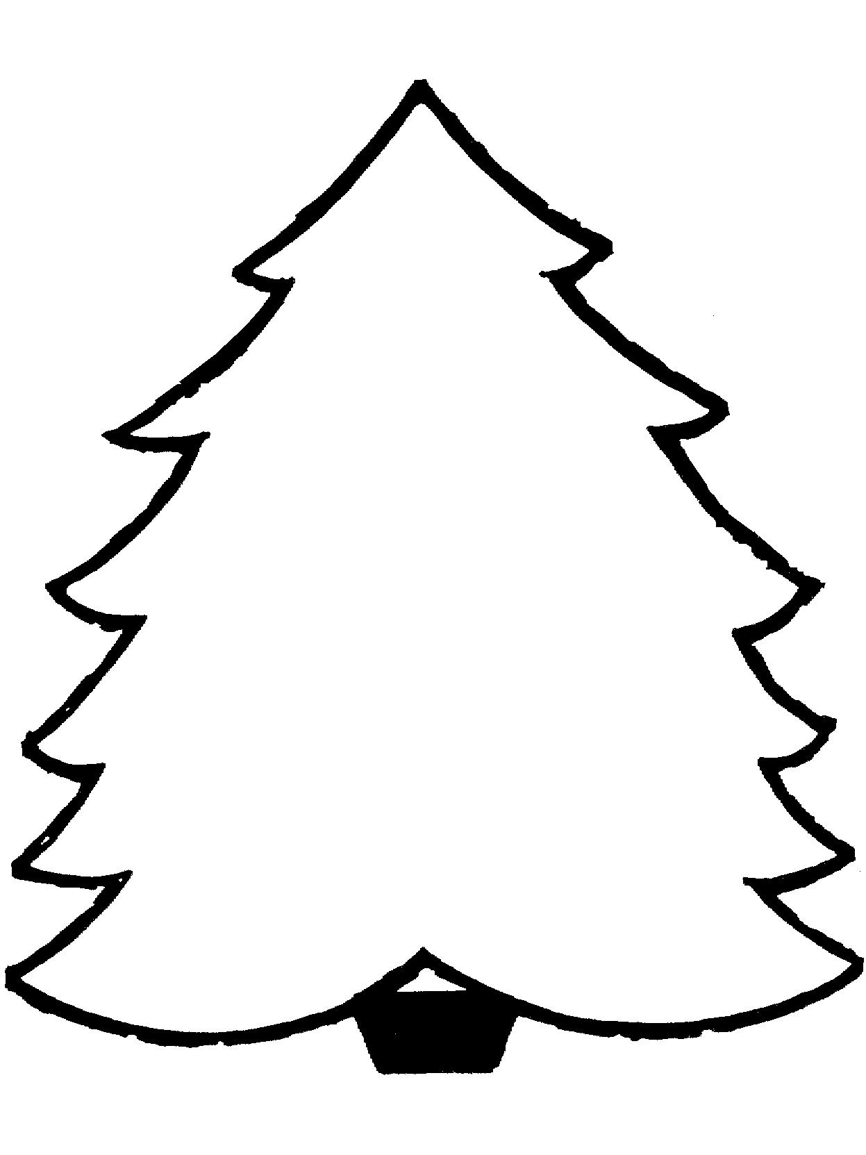 Coloring page: Christmas Tree (Objects) #167577 - Free Printable Coloring Pages
