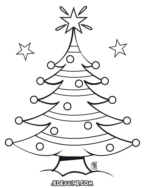 Coloring page: Christmas Tree (Objects) #167615 - Free Printable Coloring Pages