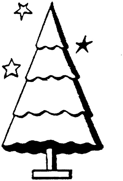 Coloring page: Christmas Tree (Objects) #167624 - Free Printable Coloring Pages