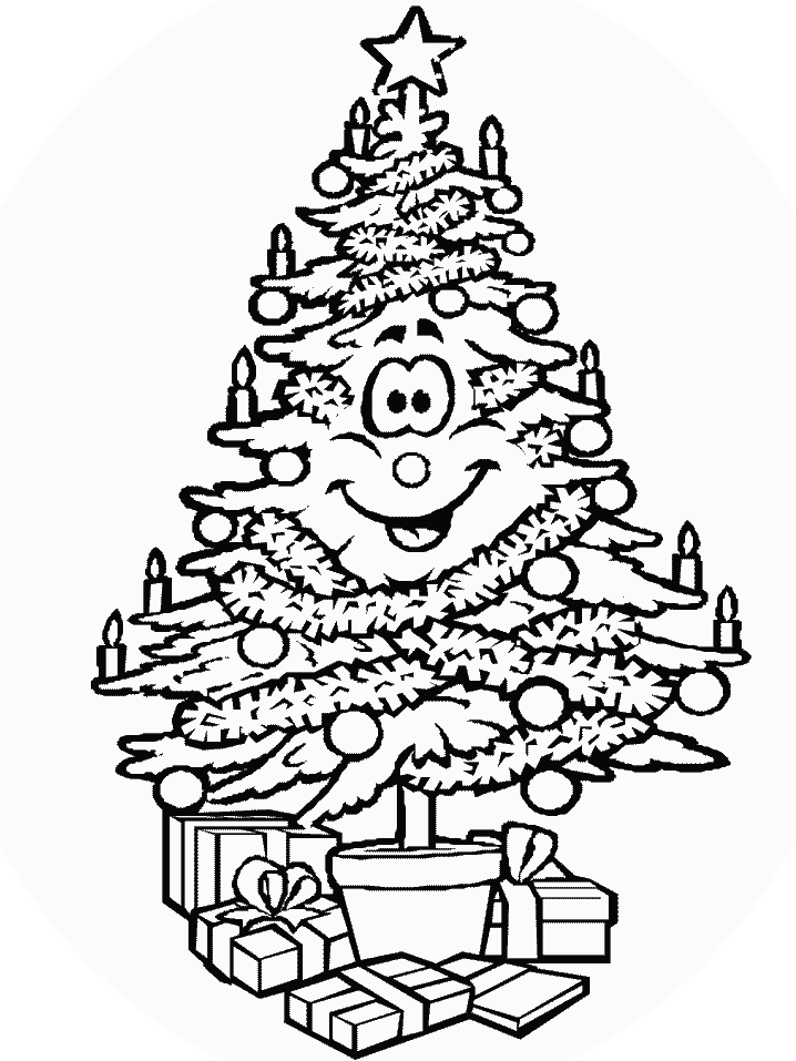 Coloring page: Christmas Tree (Objects) #167629 - Free Printable Coloring Pages