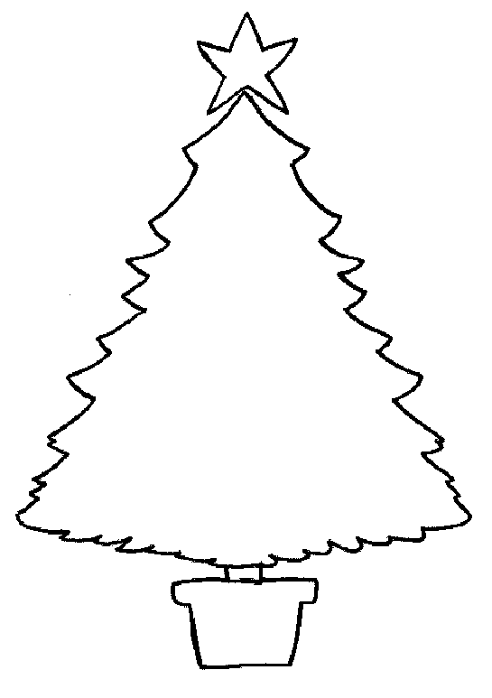 Coloring page: Christmas Tree (Objects) #167631 - Free Printable Coloring Pages
