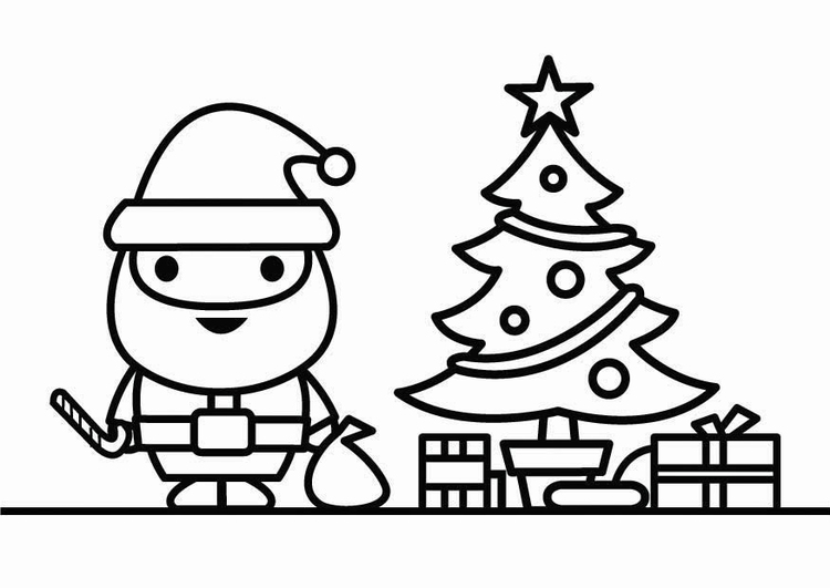 Coloring page: Christmas Tree (Objects) #167639 - Free Printable Coloring Pages