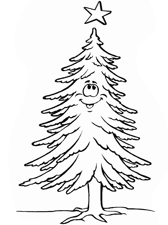 Coloring page: Christmas Tree (Objects) #167657 - Free Printable Coloring Pages