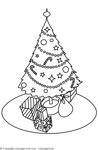 Coloring page: Christmas Tree (Objects) #167665 - Free Printable Coloring Pages