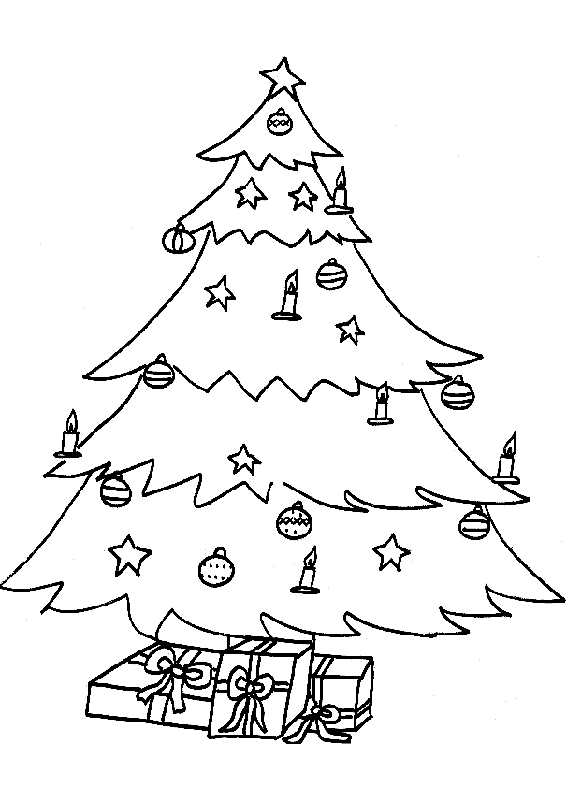 Drawing Christmas Tree #167678 (Objects) – Printable coloring pages