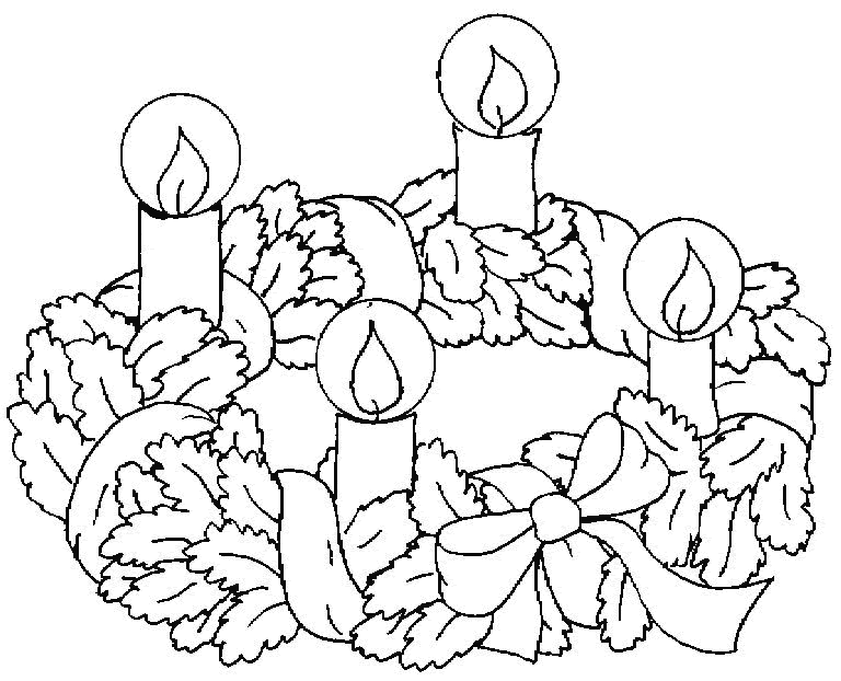 christmas wreath 169379 objects – printable coloring pages