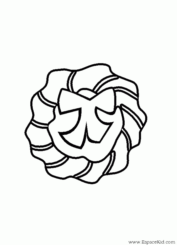 Coloring page: Christmas Wreath (Objects) #169402 - Free Printable Coloring Pages