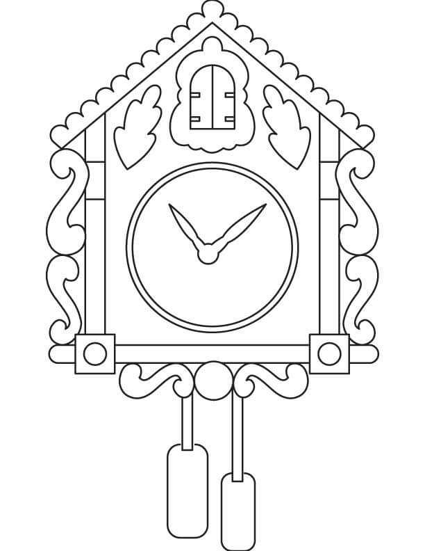 Free printable Clock coloring page #172810 from Objects collection