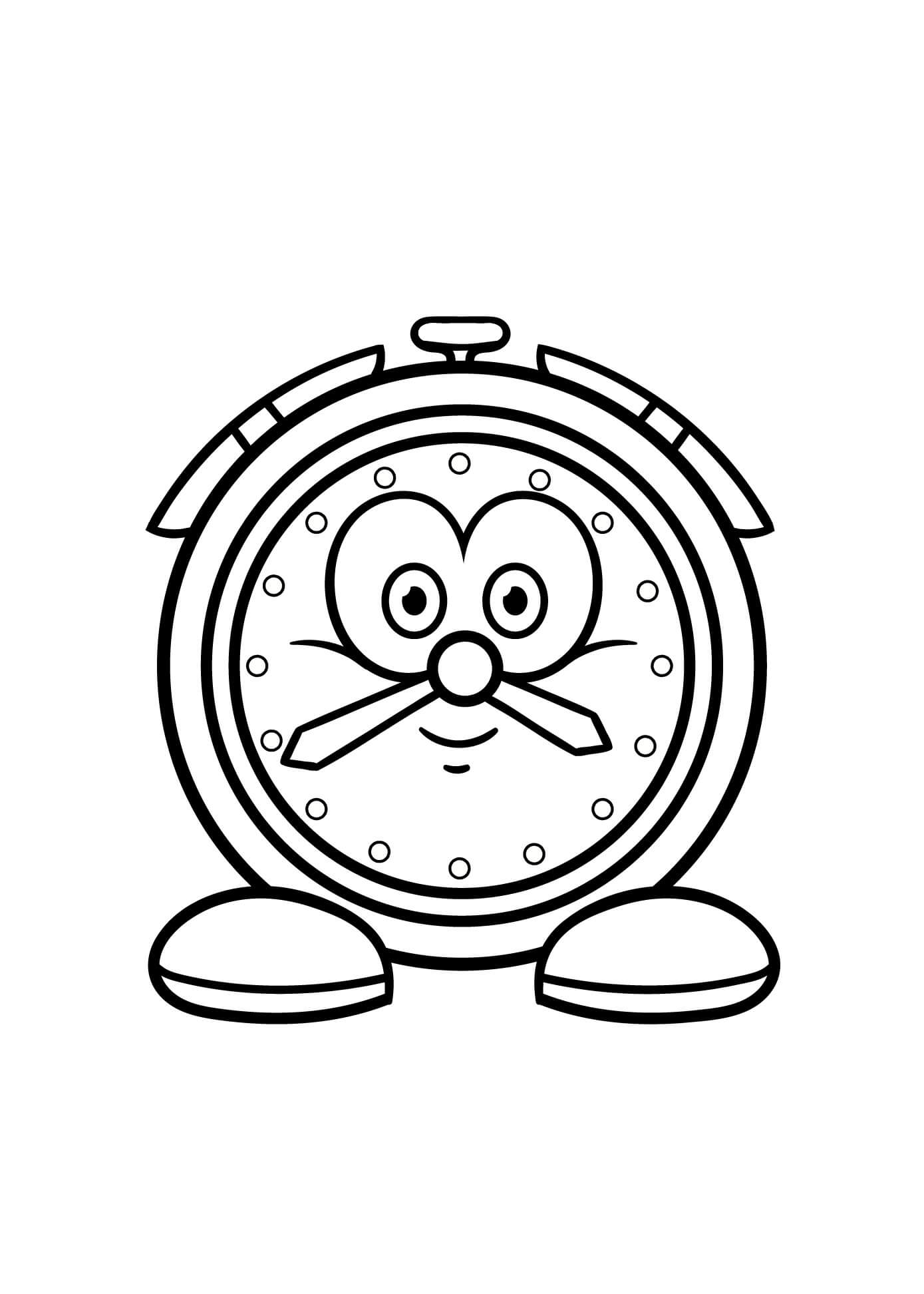 Free printable Clock coloring page #172827 from Objects collection
