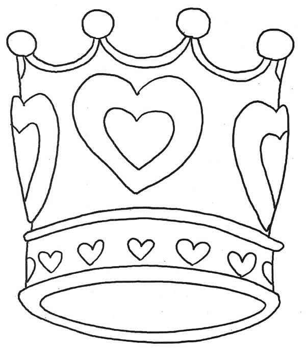 Free printable Crown coloring page #195949 from Objects collection