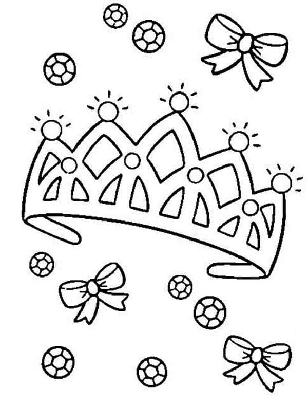 Free printable Crown coloring page #195962 from Objects collection