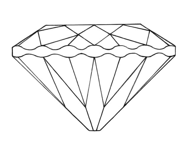 Free printable Diamond coloring page #202841 from Objects collection Free printable Diamond coloring page #202841 from Objects collection