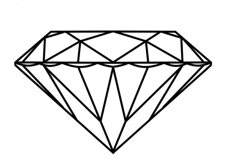 Free printable Diamond coloring page #202858 from Objects collection Free printable Diamond coloring page #202858 from Objects collection