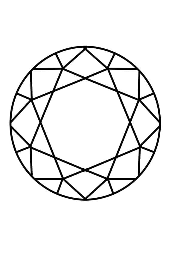 Free printable Diamond coloring page #202859 from Objects collection
