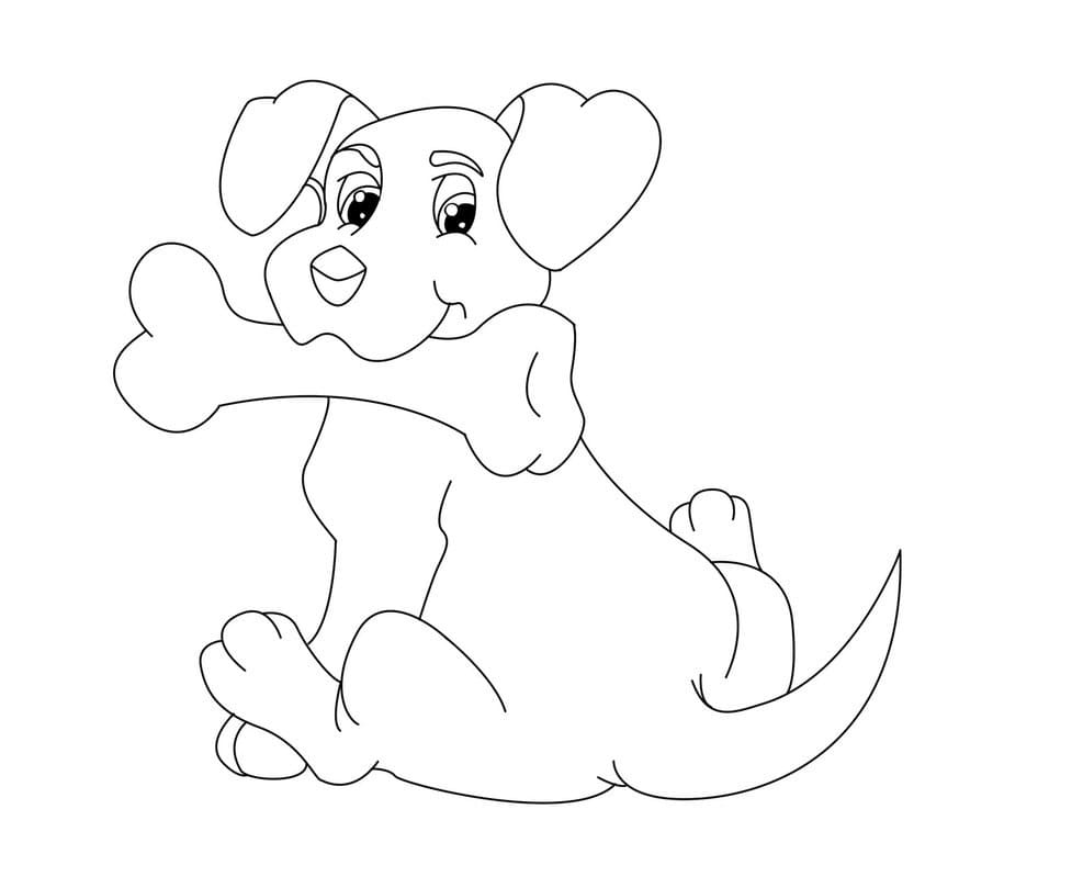 Free printable Dog Bone coloring page #189678 from Objects collection Free printable Dog Bone coloring page #189678 from Objects collection