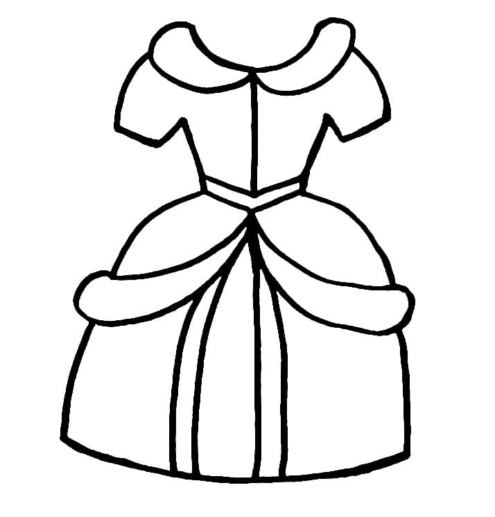 Free printable Dress coloring page #186214 from Objects collection
