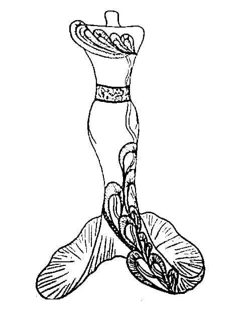 Free printable Dress coloring page #186218 from Objects collection