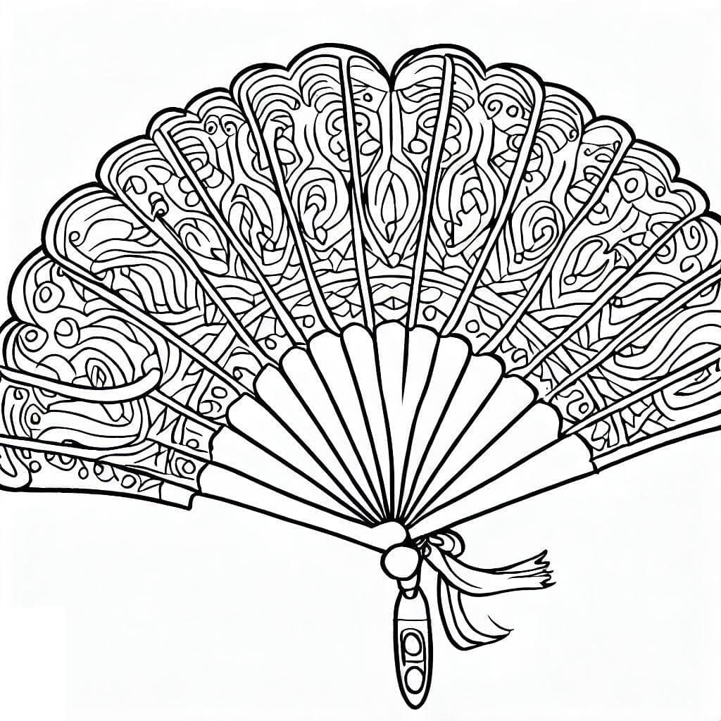Free printable Fans coloring page #191016 from Objects collection