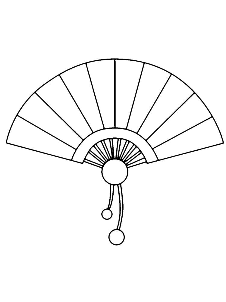 Free printable Fans coloring page #191028 from Objects collection