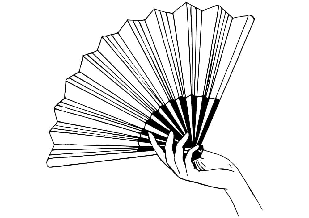 Free printable Fans coloring page #191032 from Objects collection